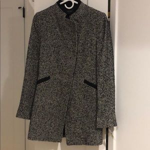 Zara black/white jacket - runs small